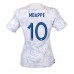 Frankrike Kylian Mbappe #10 Replika Borta matchkläder Dam VM 2022 Korta ärmar